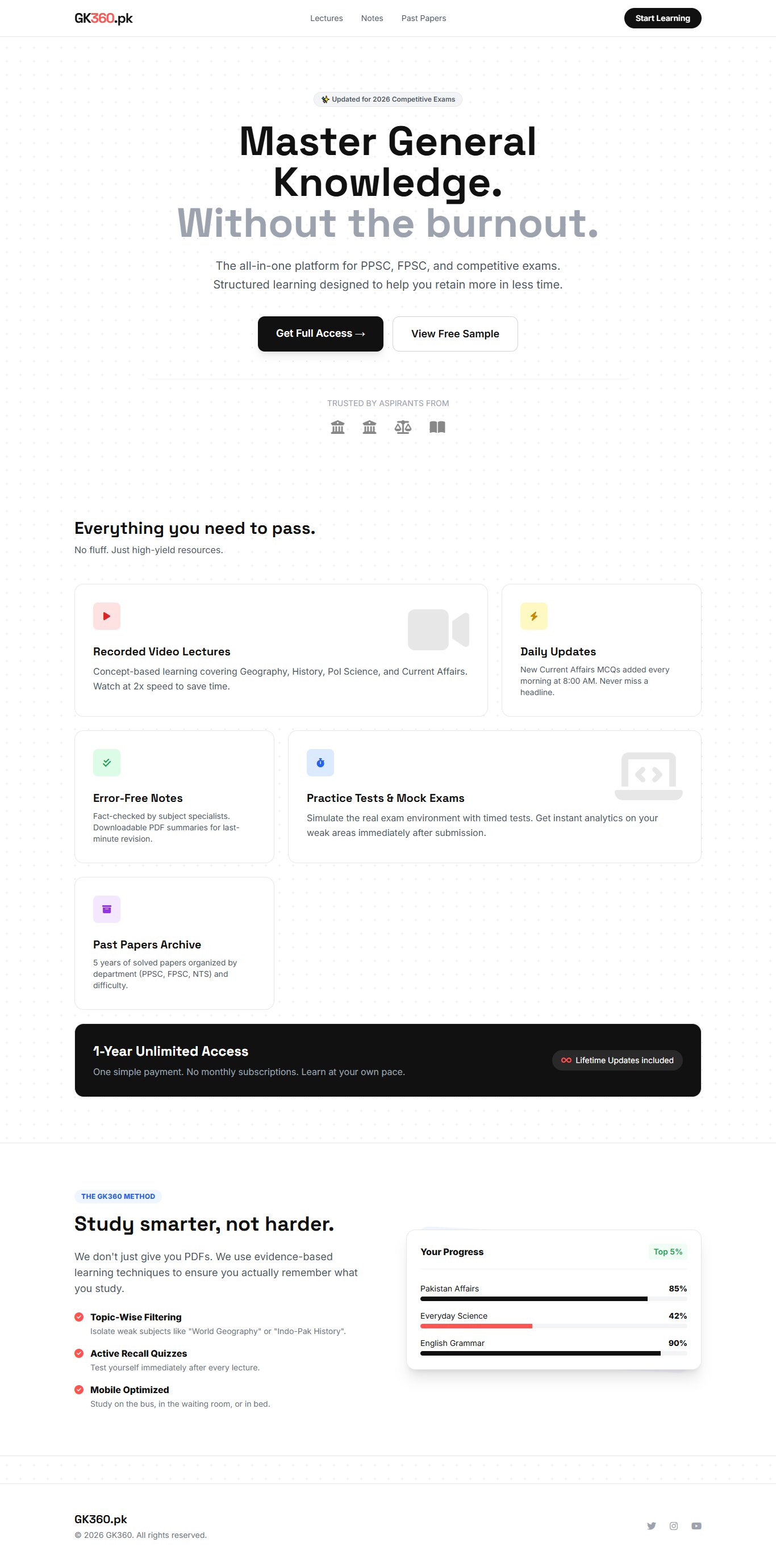 GK360.pk - General Knowledge Platform designed by Abraaj Growth Labs